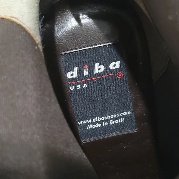 Retro (90's) Diba "Elko" Square-Toe Top-Stitch Wedge Heel Boots - Picture 10 of 15